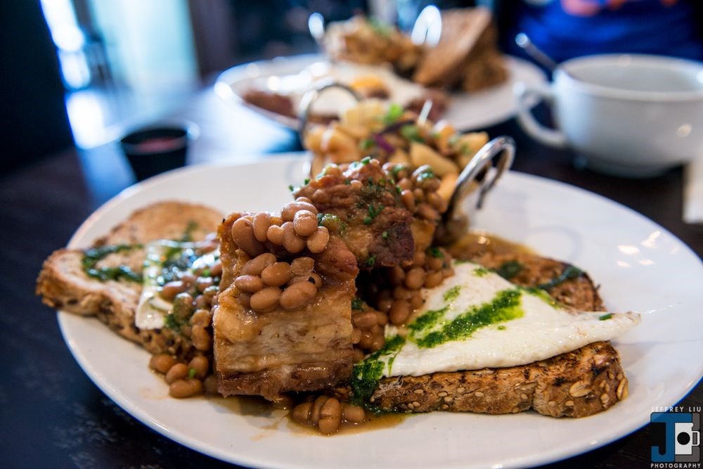 Crispy Pork Belly & Beans